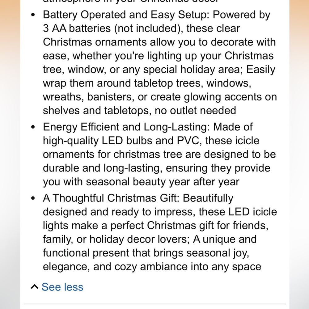 LED Icicle String Lights - Picture 7 of 11